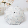 Amazon Wedding Supplies Bride Lace Embroidery Umbrella Anti-Ultraviolet Ray